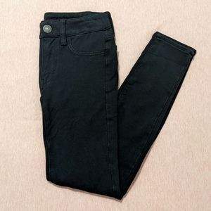 American Eagle Super Stretch Black High Rise Jeggings